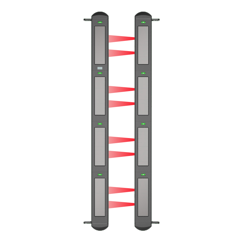 八光束太陽(yáng)能對(duì)射式電子圍欄 HB-T001R8